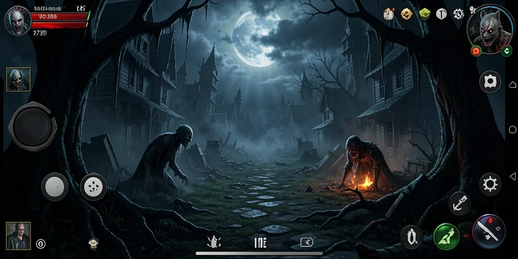 Tampilan gameplay mendebarkan dalam 2739 dengan nuansa Horror.