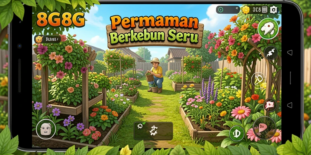 Tampilan gameplay seru di dunia pertanian 8G8G.