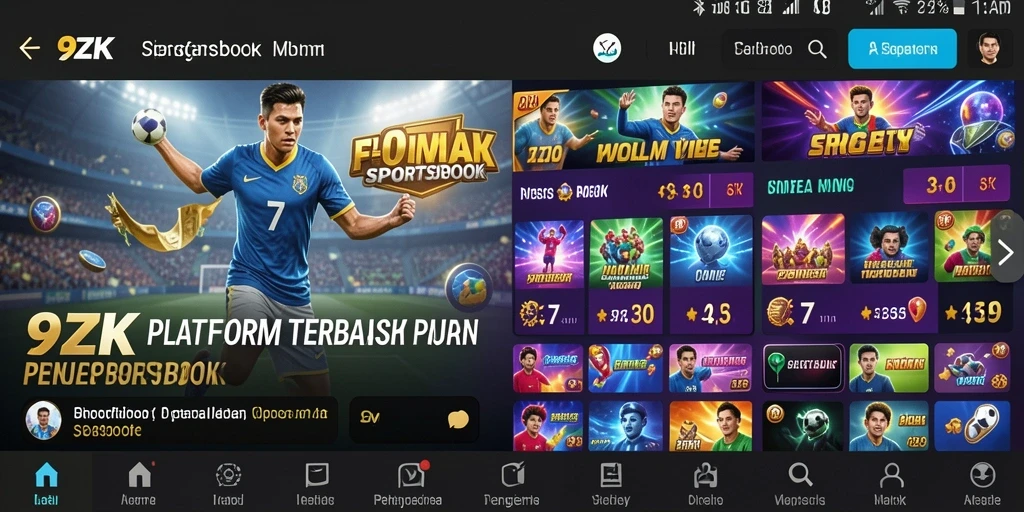 Screenshot menunjukkan tampilan antarmuka <strong>9ZK</strong> saat taruhan berlangsung.