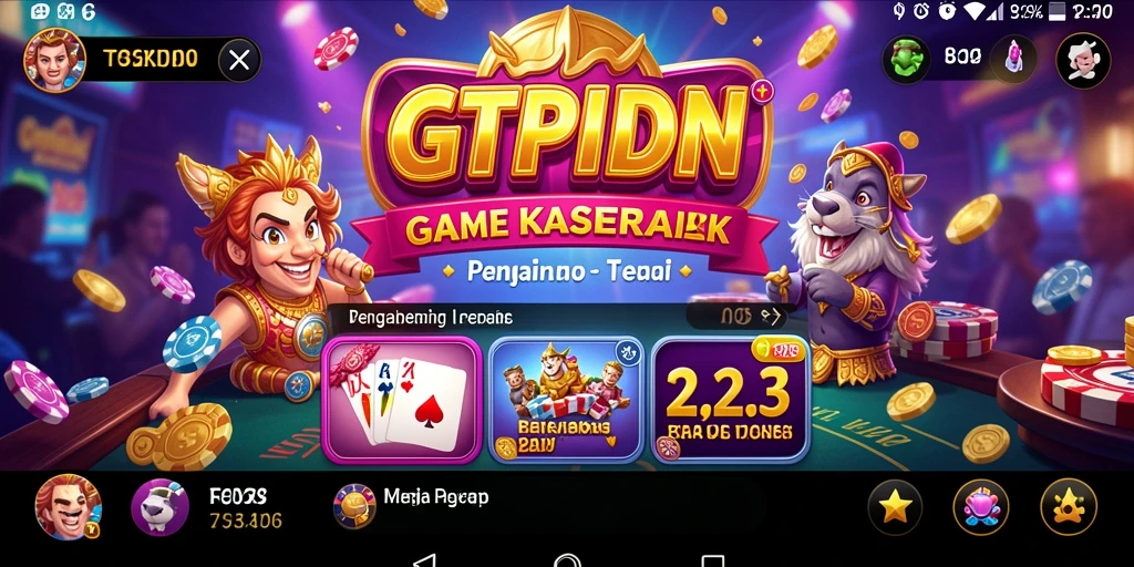 Screenshot gameplay GTPIDN yang menunjukkan aksi seru permainan Kasino.