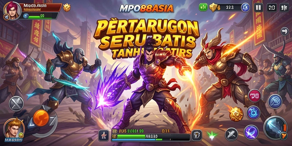 Screenshot gameplay seru dalam pertempuran Fighting MPO88ASIA.