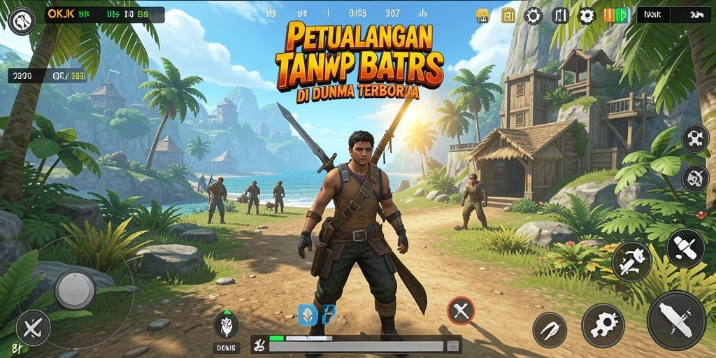 Tampilan dinamis dari gameplay Open World yang menarik.