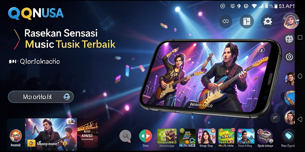Screenshot menampilkan gameplay seru dan interaktif di QQNUSA.
