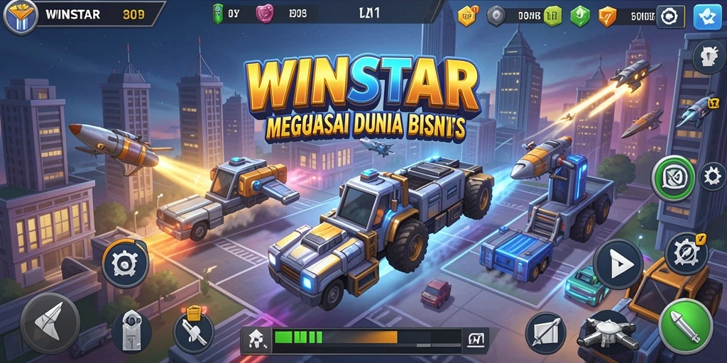 Tampilan gameplay WINSTAR yang menarik dan interaktif dalam dunia Tycoon.